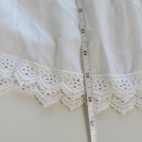 Fashion Fuse 100% Cotton Boho Peasant Blouse Size Large - Picture 9 of 9